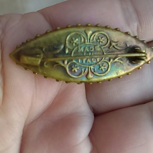 1920's Italy Micro Mosaic Brooch Pin - Picture 3 of 6